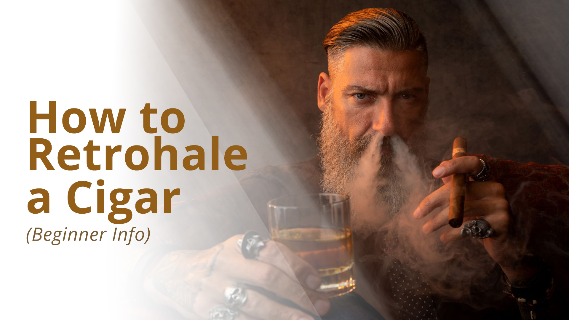 How to retrohale a cigar