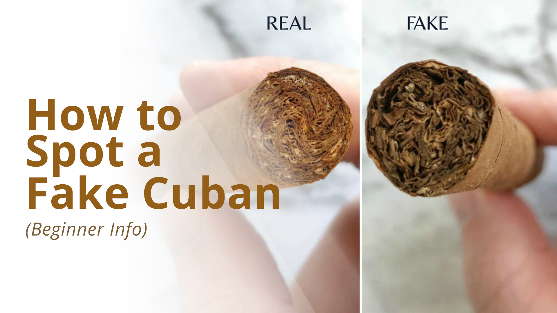 How to Make Fake Cigars