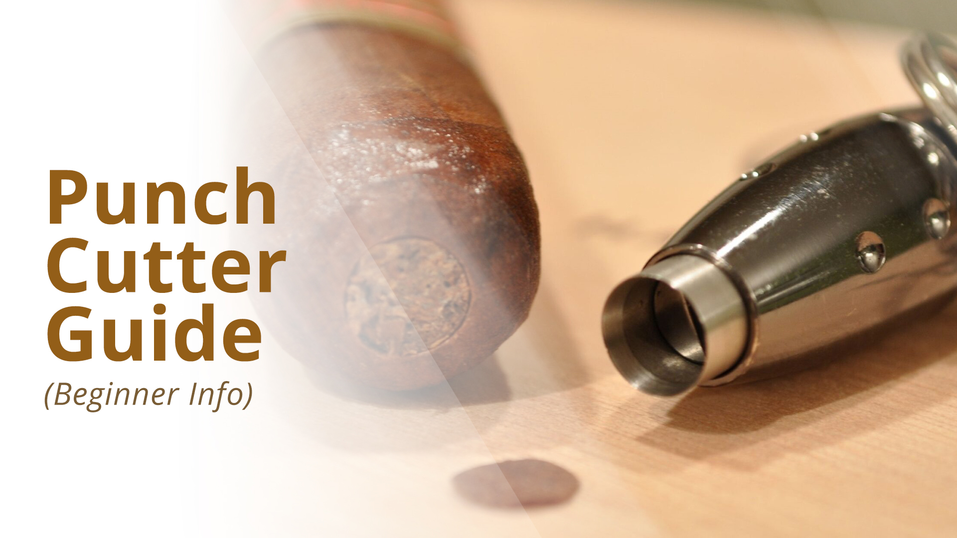 How to use cigar punch cutter