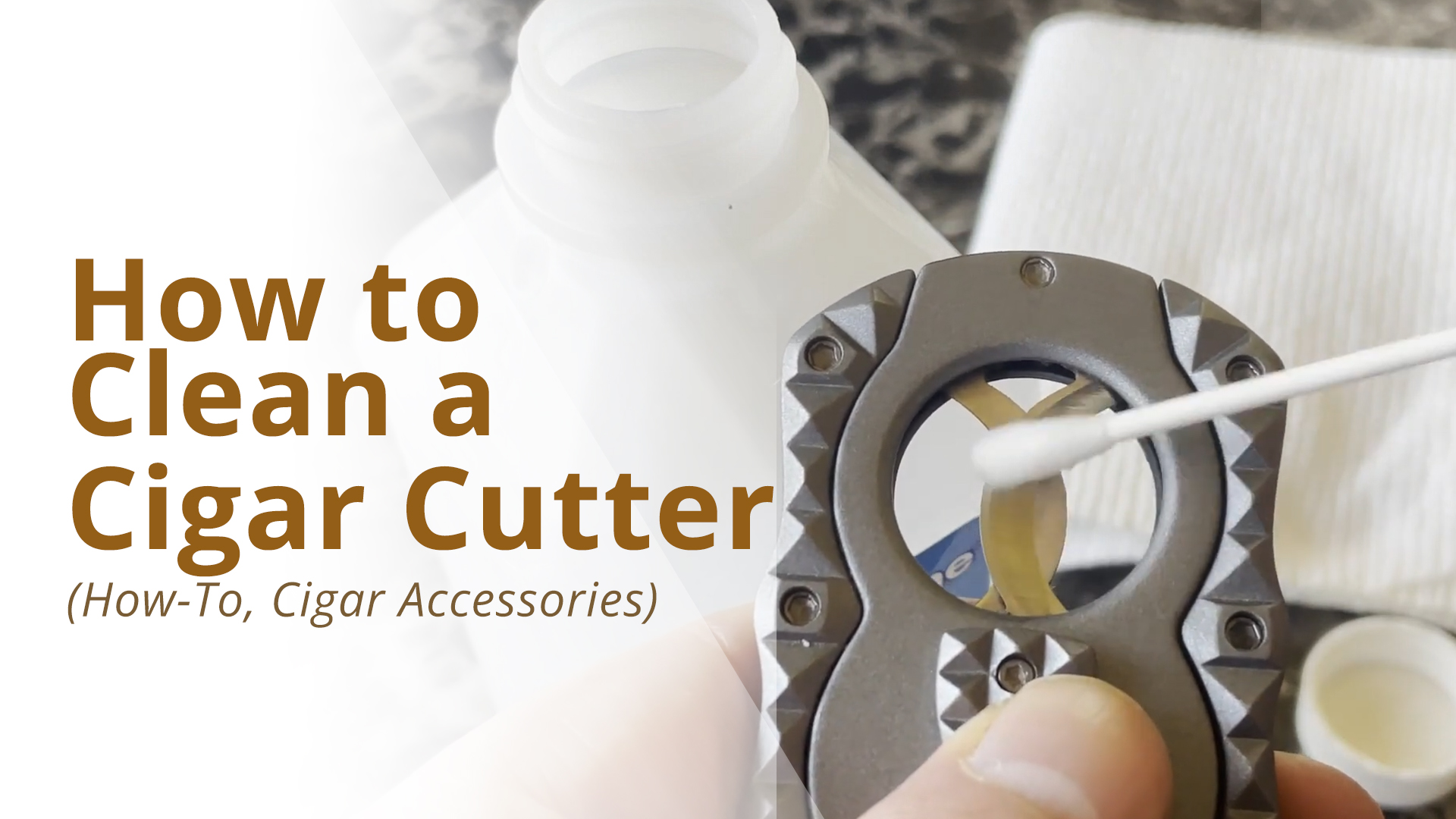 How to clean a cigar cutter