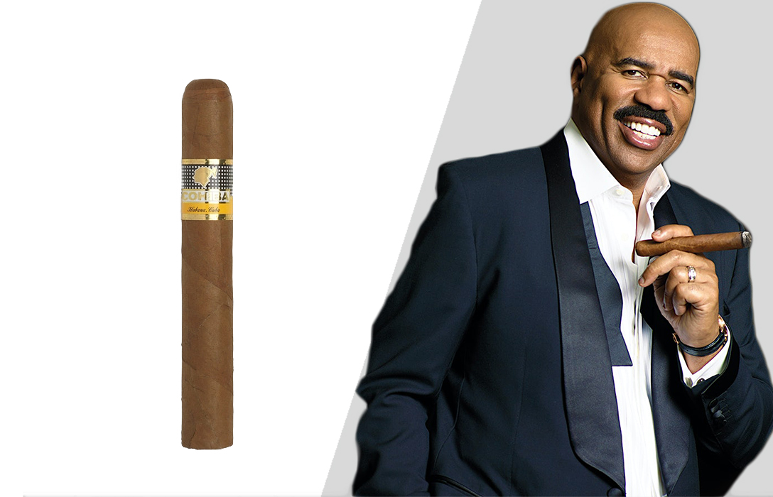 Steve Harvey's favorite cigar is the Cohiba Siglo VI
