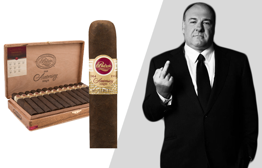 Tony Soprano smoking Padron 1964 Anniversary Series