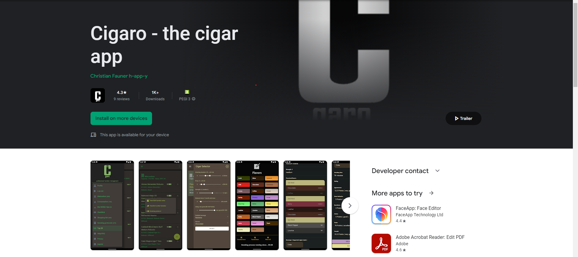 Cigaro app