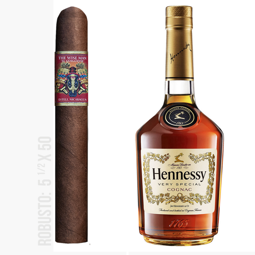 Cognac with a cigar