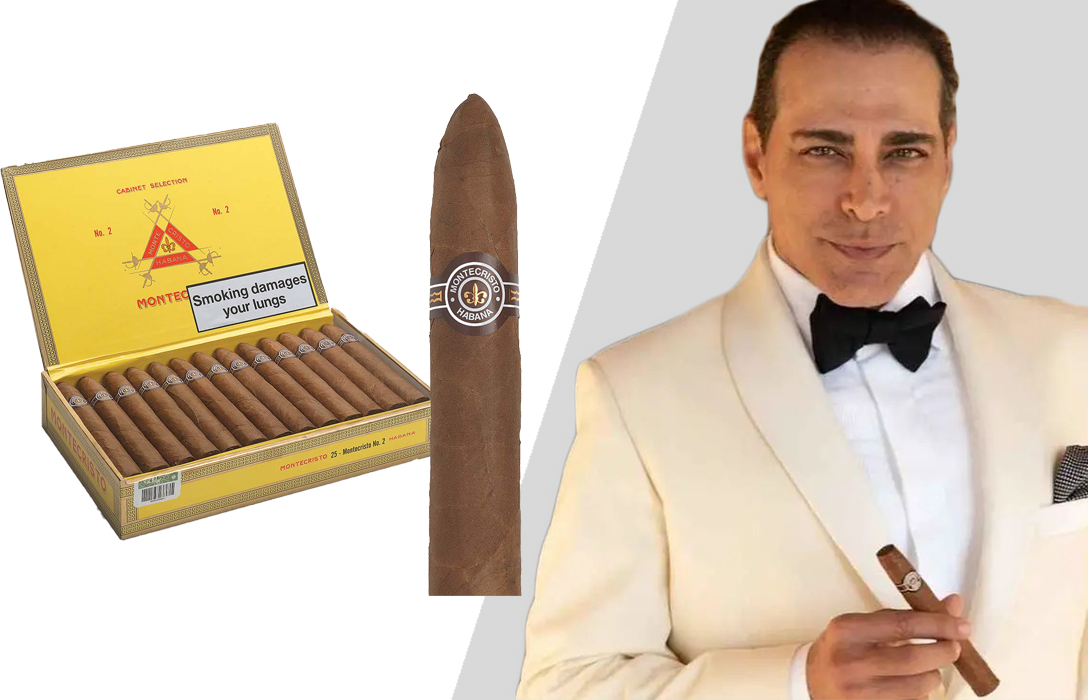 Manny Khoshbin smokes Montecristo cigar brand