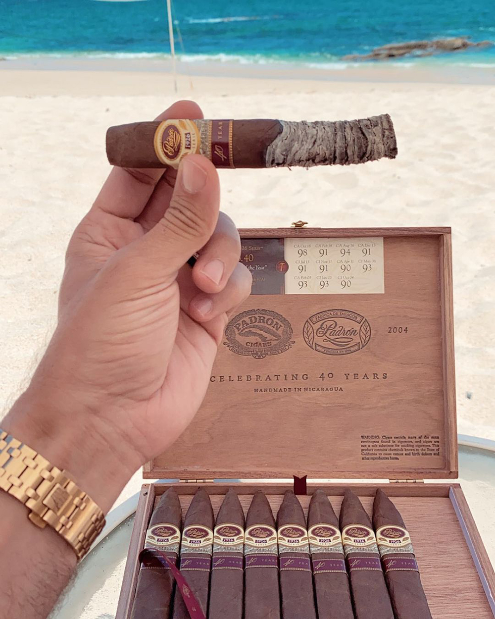 Manny Khoshbin's favorite cigar the Padron 40 years anniversary